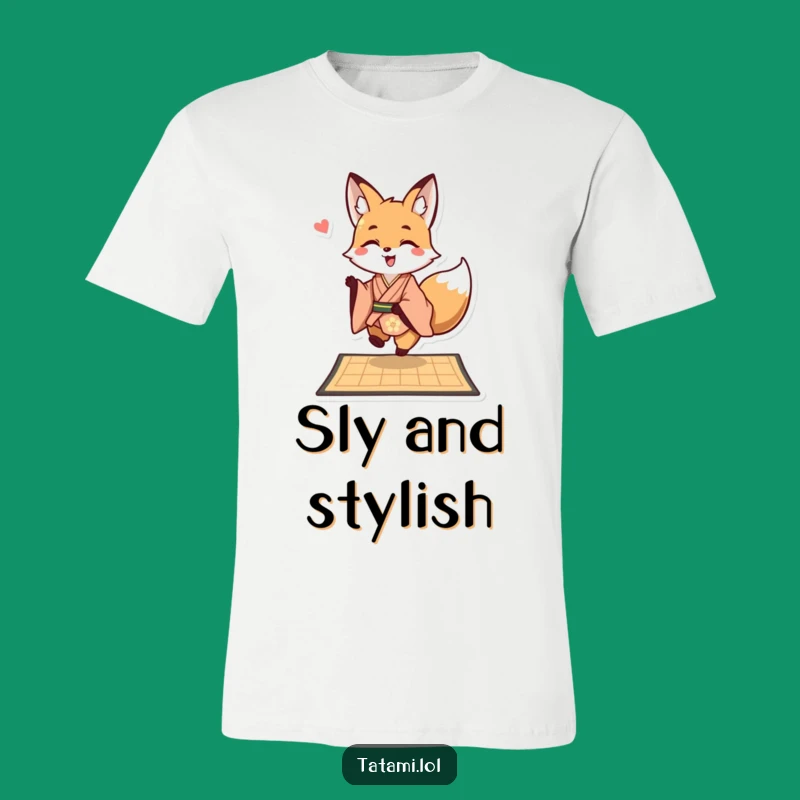 Funny Fox Kimono Hop Tee - Playful Spirit Shirt Gift