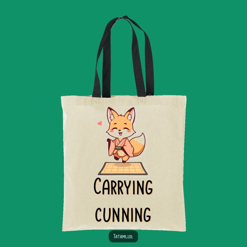 Funny Fox Kimono Tote Bag - Carry Your Fun Gift